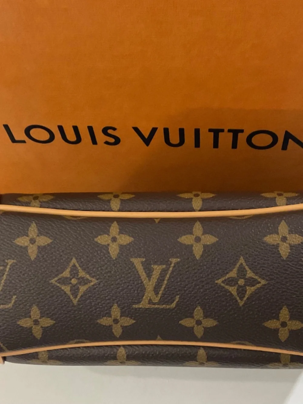 LOUIS VUITTON Shouder Bag Brown Leather M45354.